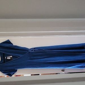 Maxi Wrap Dress "Denim"
